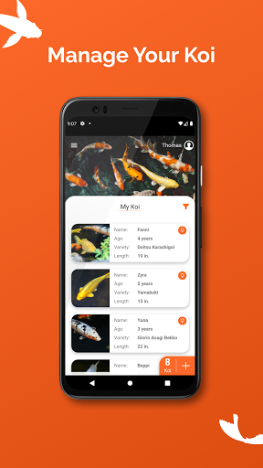 Android application KoiControl - The Koi App screenshort