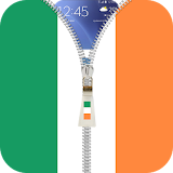 Ireland flag zip Lock Screen icon