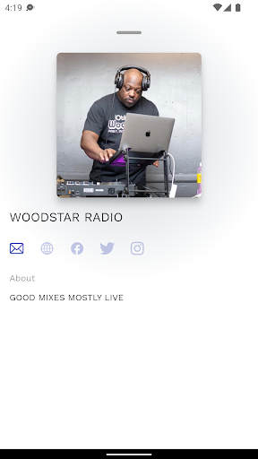 Woodstar radio Screen 3