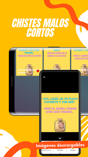 Android application Chistes malos cortos screenshort