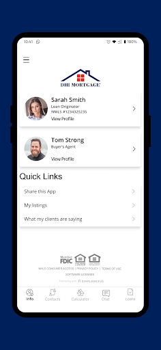 Android application DHI Mortgage screenshort