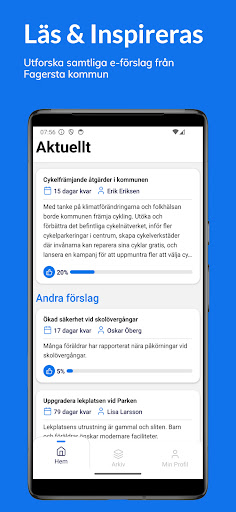 Android application Yttra i Fagersta screenshort