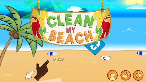 Android application Clean my Beach screenshort