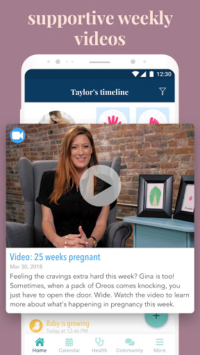 Ovia Pregnancy Tracker: Baby Due Date Countdown 2.8.1 Screenshots 6