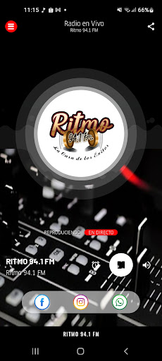 Android application Ritmo 94.1 FM screenshort