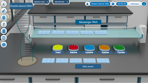 Android application DNA Replication screenshort