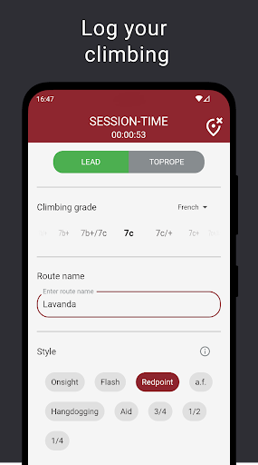 Climbing Tracker Screenshot 2 - AppWisp.com