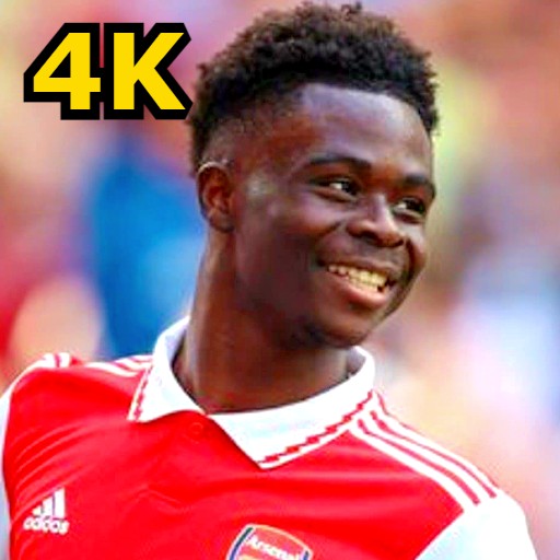 Bukayo Saka wallpaper logo