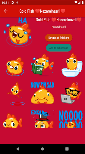 Fish Stickers Screen 3