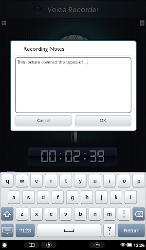 Essential Voice Recorder Screen 3