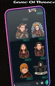 Screenshot 5 WASticker Game Of Thrones Pack android