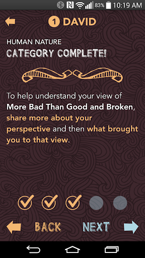 Perspective Cards Screen 3