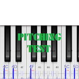 Pitching Test with piano icon