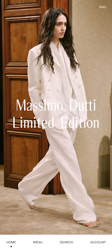 Screenshot of Massimo Dutti: Clothing store