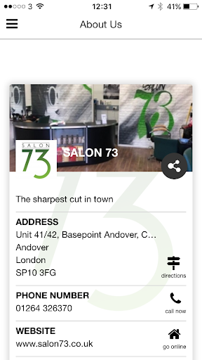 Salon 73 Screen 3