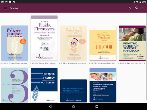 ASPEN eBooks Screen 3
