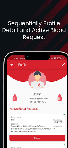 I Save Life - Blood Donation Screen 3