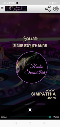 Radio Simpathia Screen 3