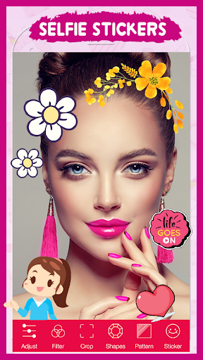 Selfie Stickers Face Stickers