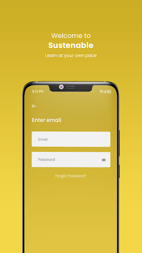 Android application Sustenable screenshort