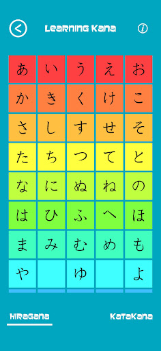 Just Kana - Hiragana Katakana Screenshot 3 - AppWisp.com
