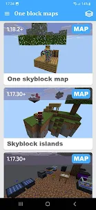 One block maps for MCPE