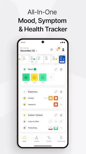 Effecto Symptom & Mood Tracker Screen 2