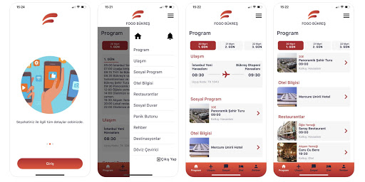 Android application Fogo screenshort