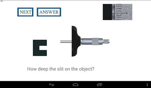 Depth Micrometer Simulator