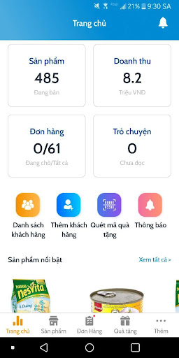 Android application Sm@rt Sell screenshort