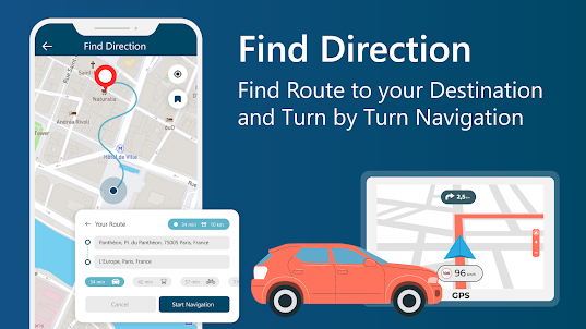 Routenplaner GPS-Navigation