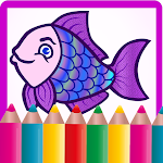 Cover Image of Herunterladen Fish Coloring Games  APK