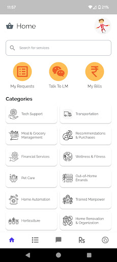 Android application Pinch Patron screenshort
