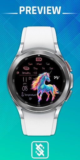 Android application BFF44 - Neon Art Unicorn screenshort
