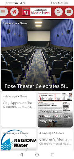 Android application Audubon Advocate Journal screenshort