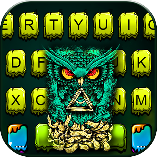 Angry Owl Tastatur-Thema Auf Windows herunterladen