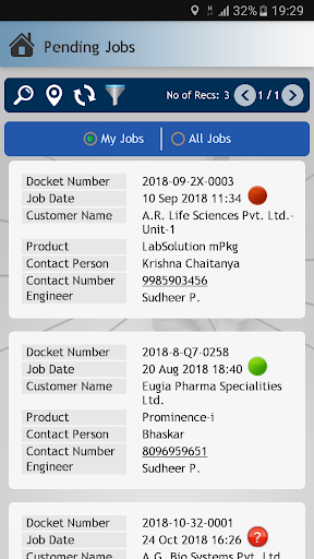 Spinco CRM Screen 3