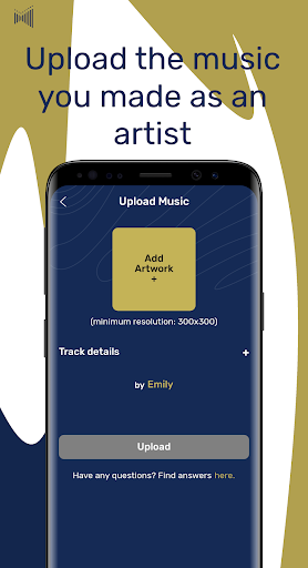 Android application Freecords - Music Distribution screenshort