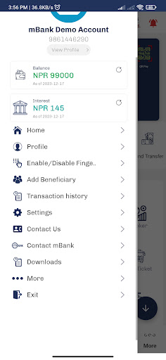 Tara Punja Smart mBank Screen 2