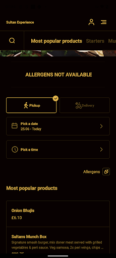 Sultan Experience Screen 3