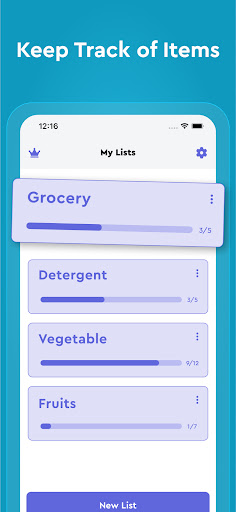 Grocery & Shopping List Maker Screen 2