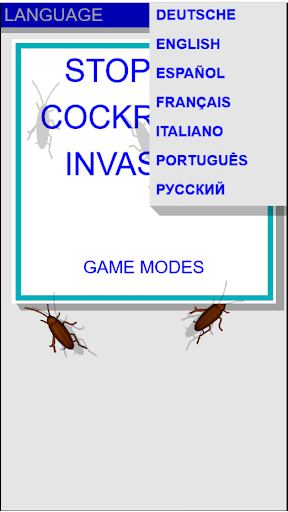 Android application Destroy the cockroach screenshort