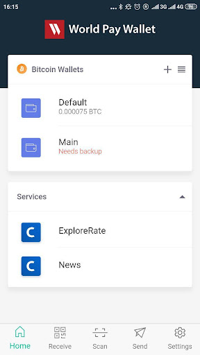 WorldPay Screen 2