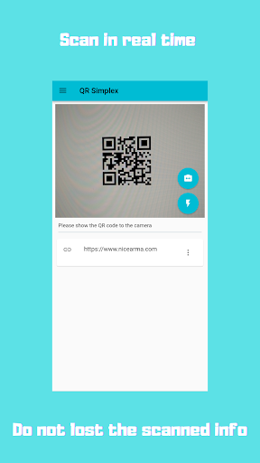 Android application QR Simplex screenshort