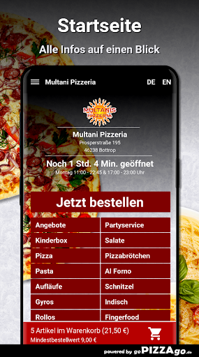 Multani Pizzeria Bottrop Screen 2