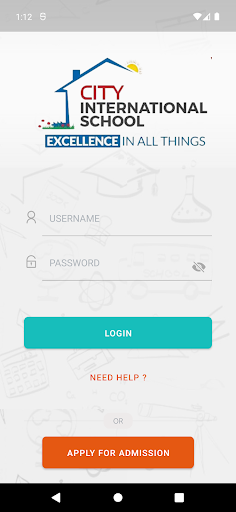 Android application City International School screenshort