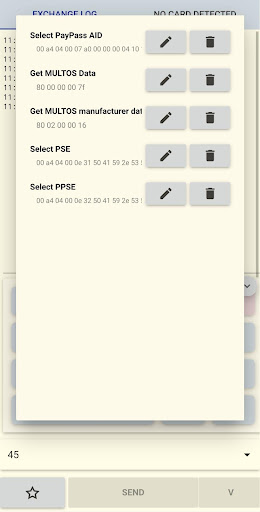 NFC terminal Screen 3