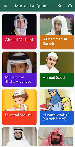 Android application Murottal Al Quran Anak 30 Juz screenshort