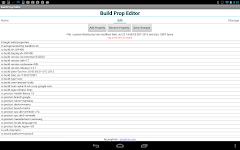 screenshot of Build Prop Editor