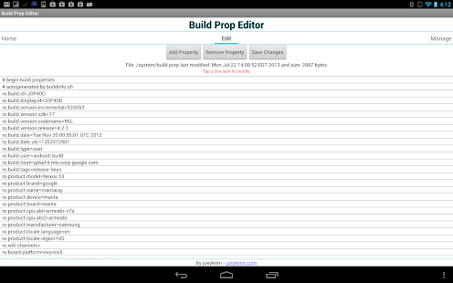 Build Prop Editor